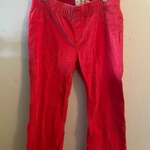 Free people corduroy red bell bottoms